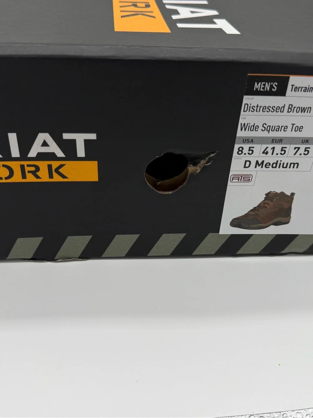 Ariat Brown and Black Men's Lace-Up Work Boots